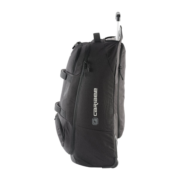 Caribee Adventure 70L Hybrid wheel backpack Black side