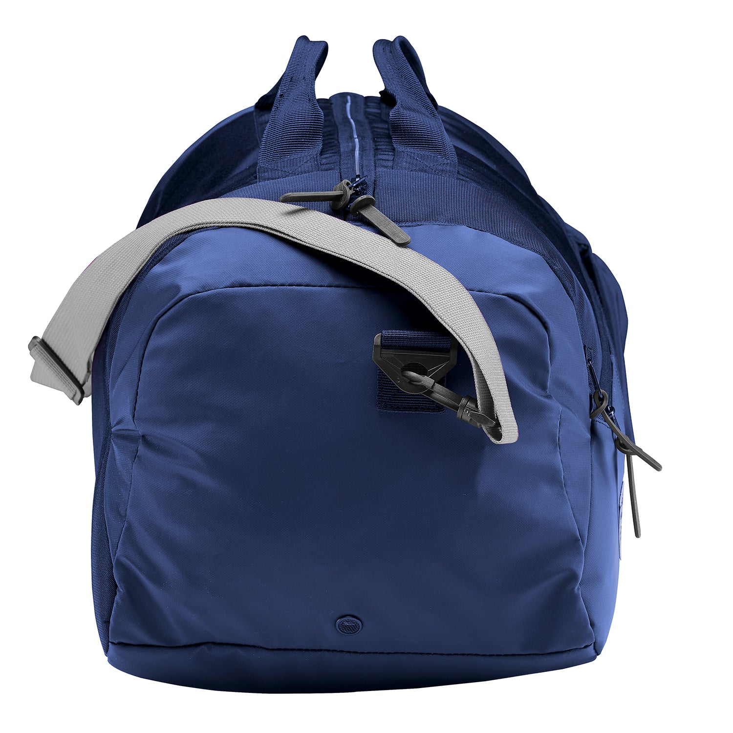 Caribee Haul 2.0 Sports Bag Navy end with shoe pocket