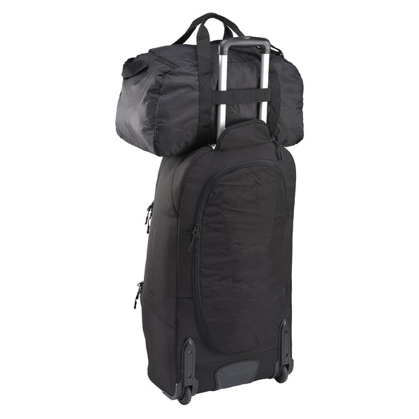 Caribee Folding 37L Duffle Bag luggage trolley pass through