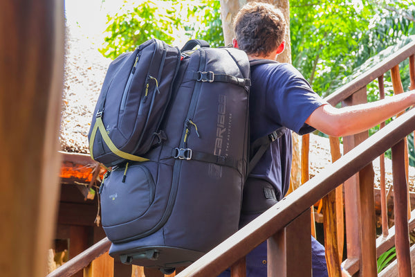 Nomad 80L RPET wheel travel backpack
