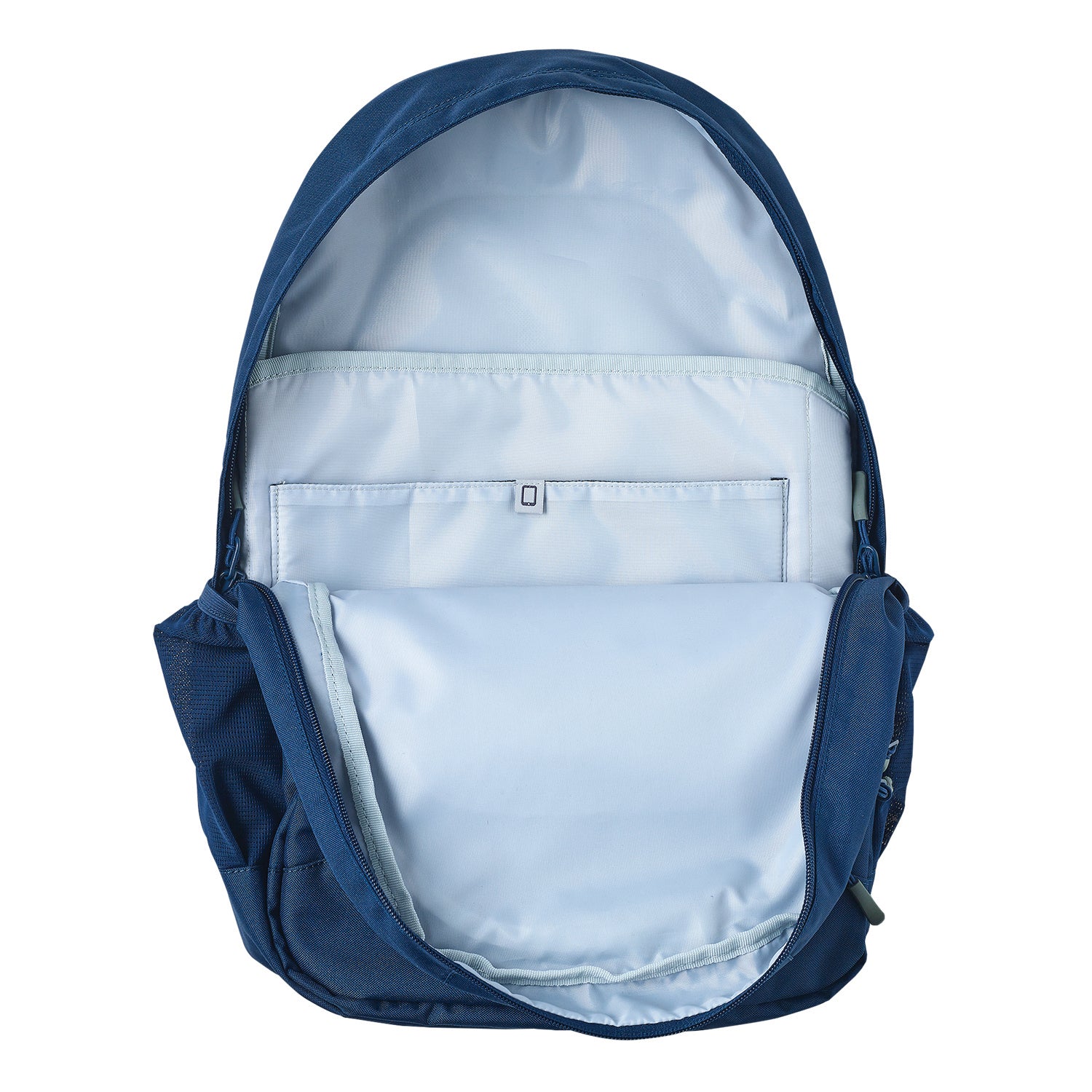 Caribee Rhine 35L Backpack Navy main compartment open