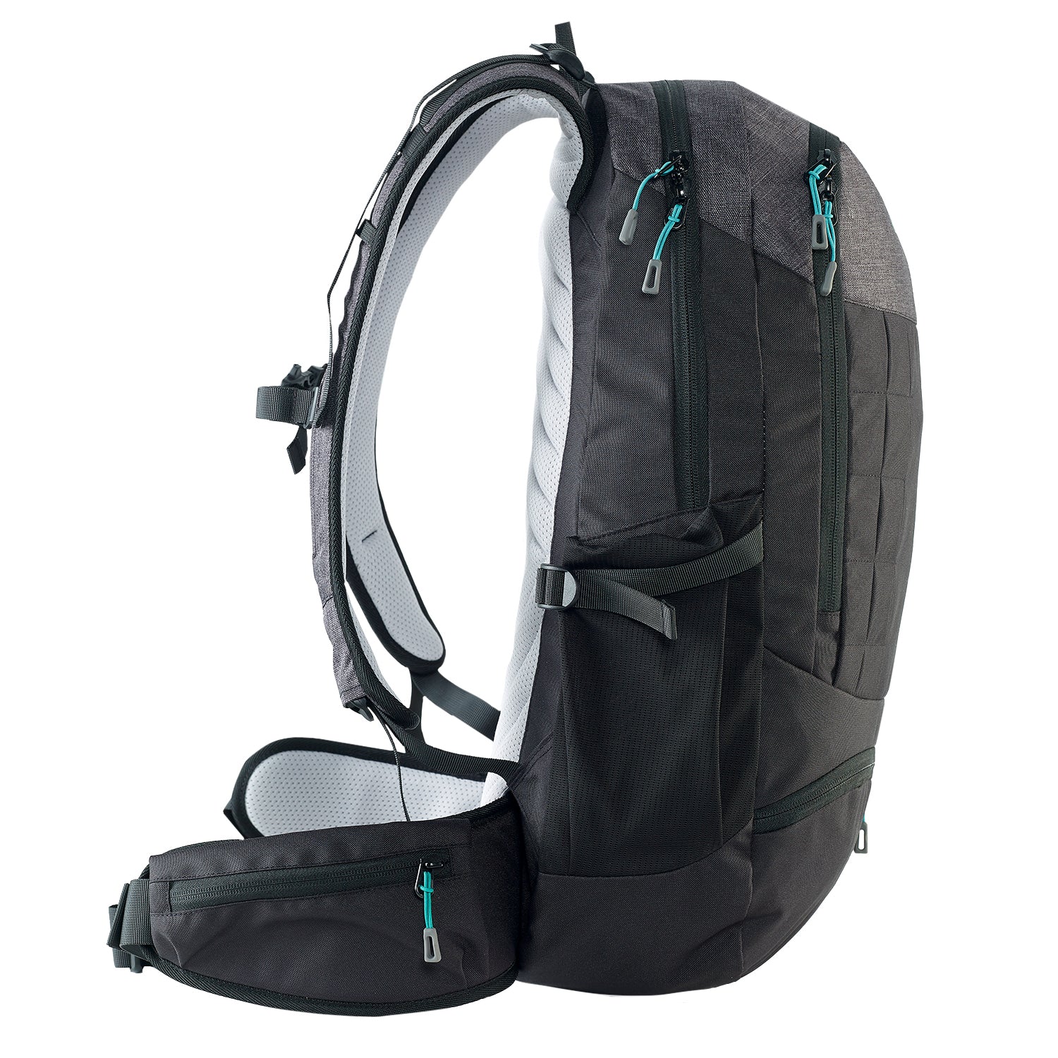 Caribee Triple Peak 34 backpack black side