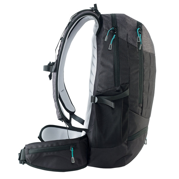 Caribee Triple Peak 34 backpack black side
