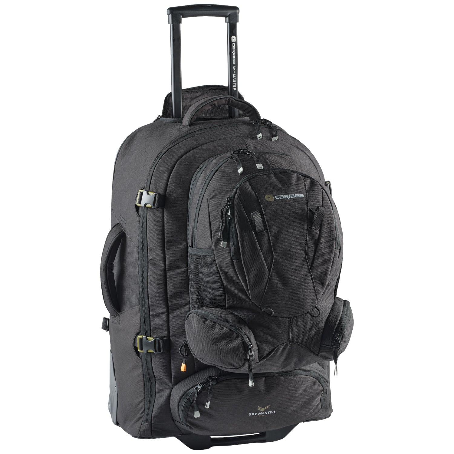 Caribee Sky Master 80L IV wheel travel backpack