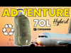 video review of Caribee Adventure 70L hybrid luggage