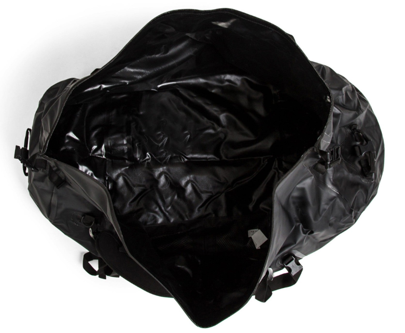 Caribee Expedition 120L waterproof bag black open