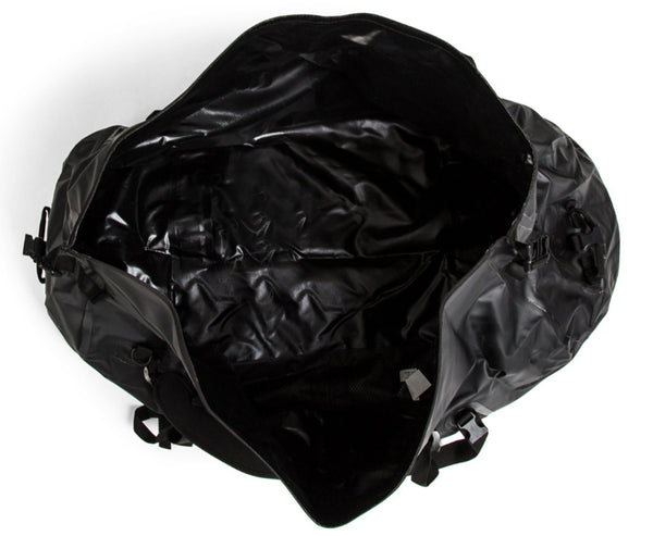 Caribee Expedition 120L waterproof bag black open