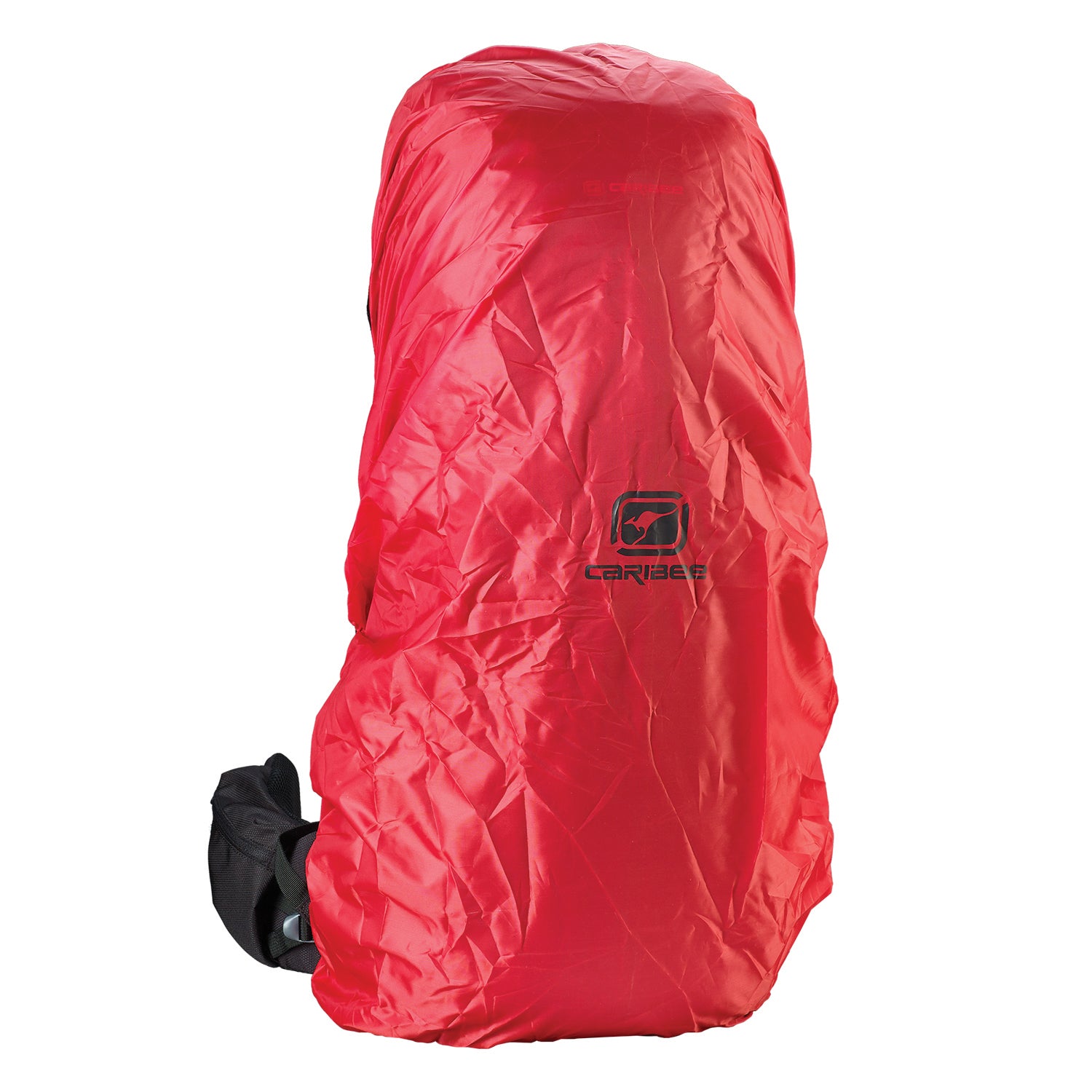 rucksack rain cover in red colour
