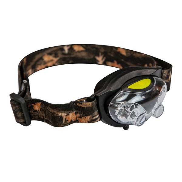 Caribee LED Camping headlamp with camo strap