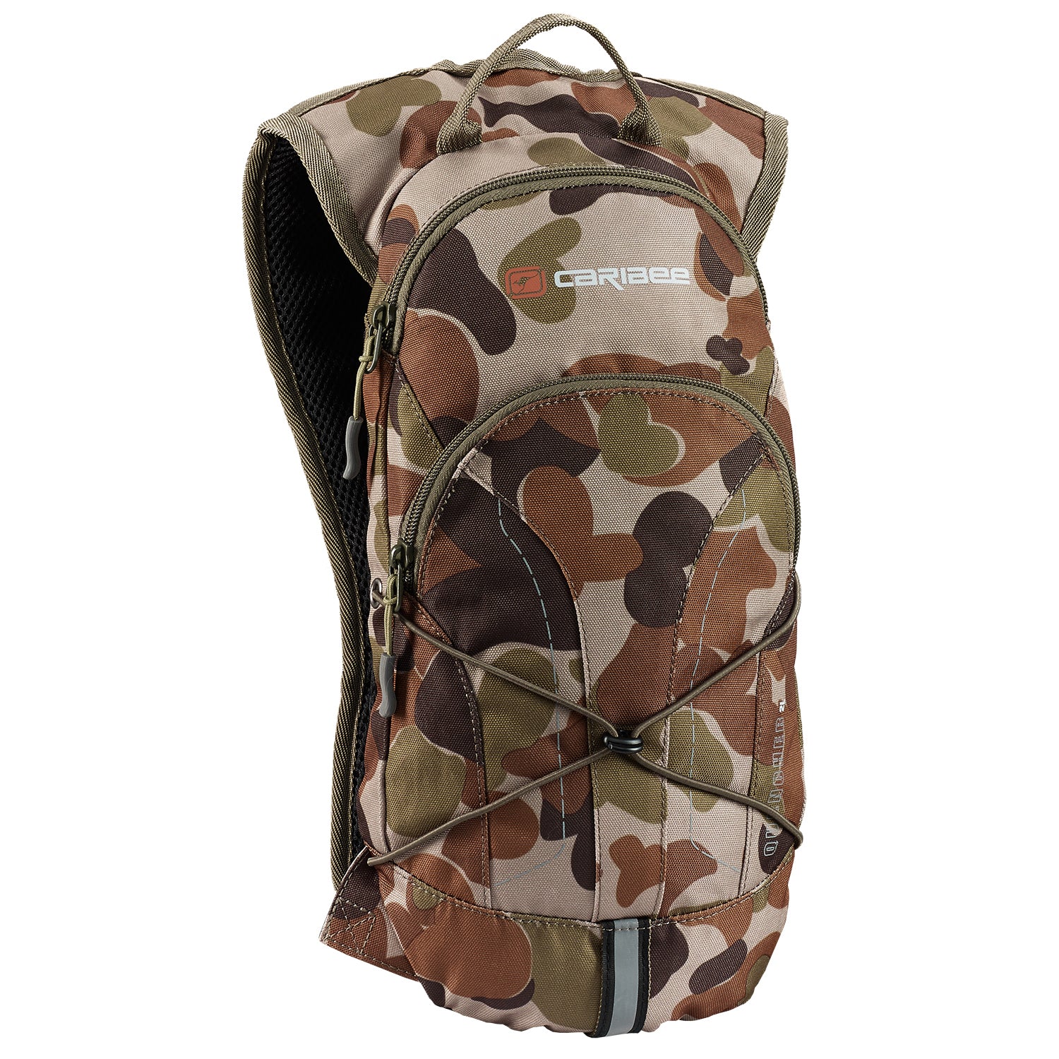 Caribee Quencher 2L hydration backpack in auscam