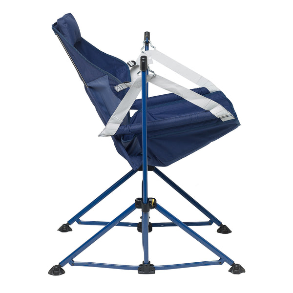 Caribee Regal Hammock Chair in Navy side view