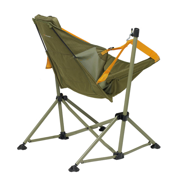 Caribee Regal Hammock Chair in Olive rear view