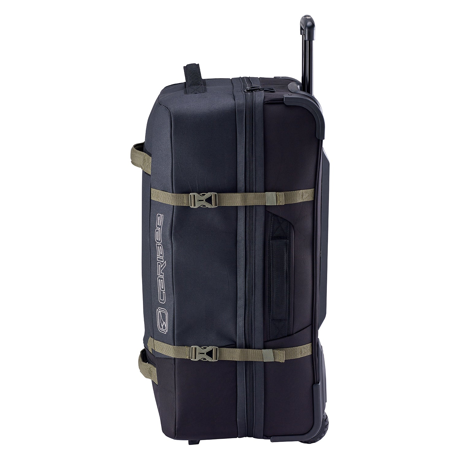 Caribee Split Roller 100L Luggage Black side 2
