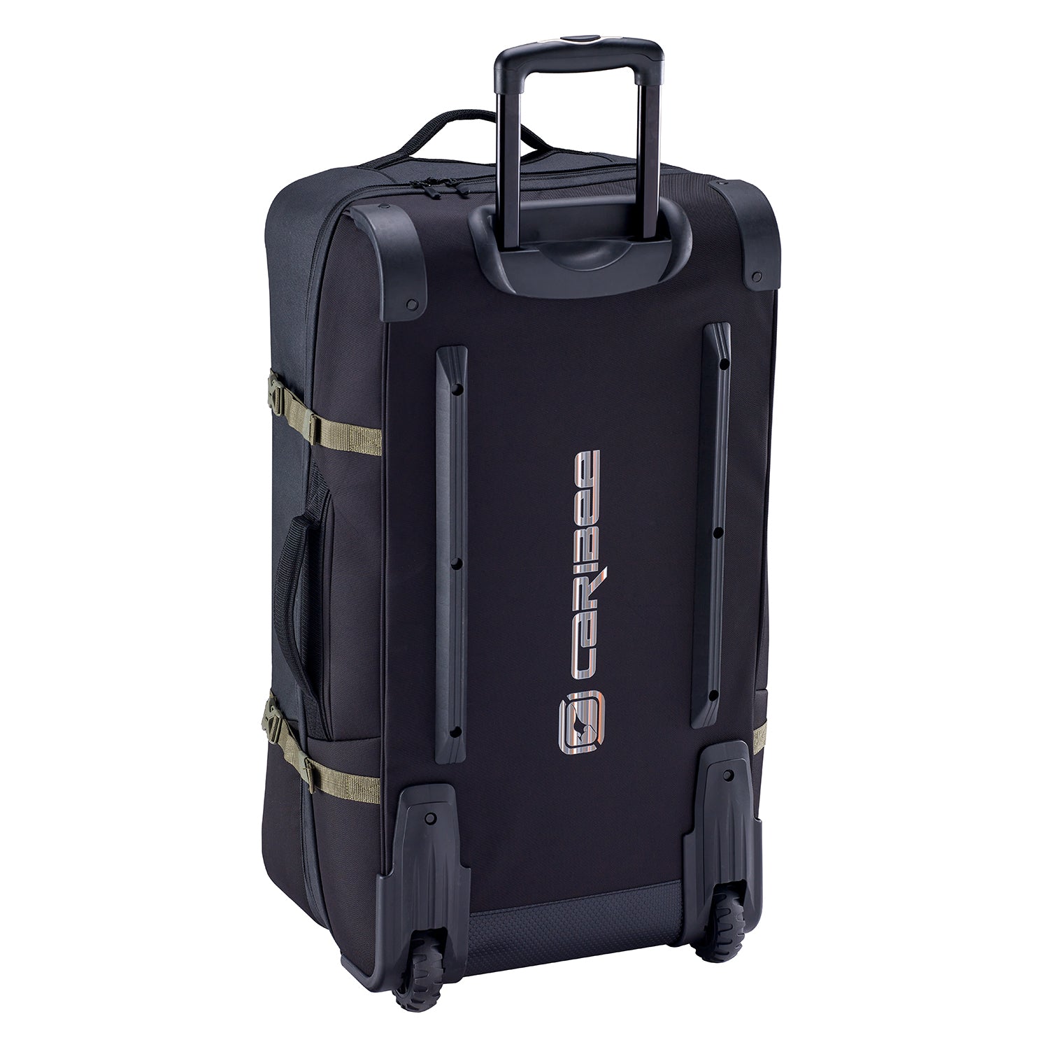 Caribee Split Roller 100L Luggage Black rear