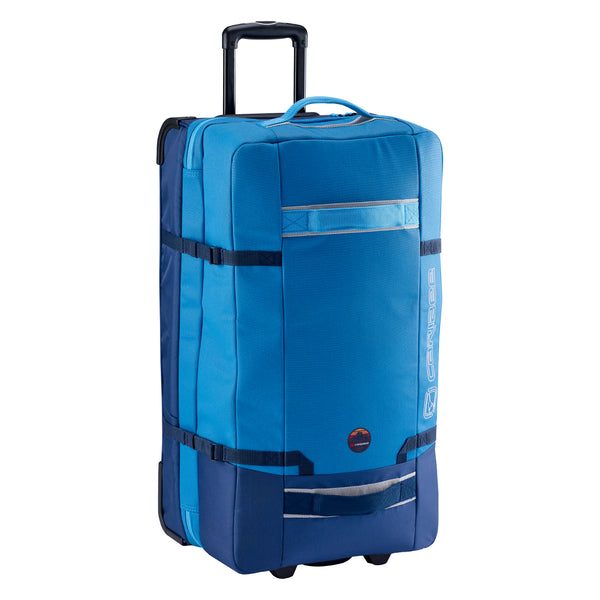 Caribee Split Roller 100L Luggage Sea Blue Navy front view