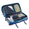 Caribee Split Roller 100L Luggage Sea Blue Navy open