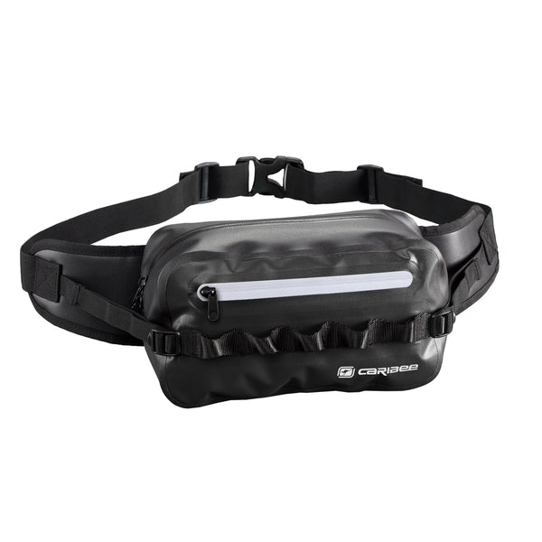 Caribee Squall water resistant waist bag black/white