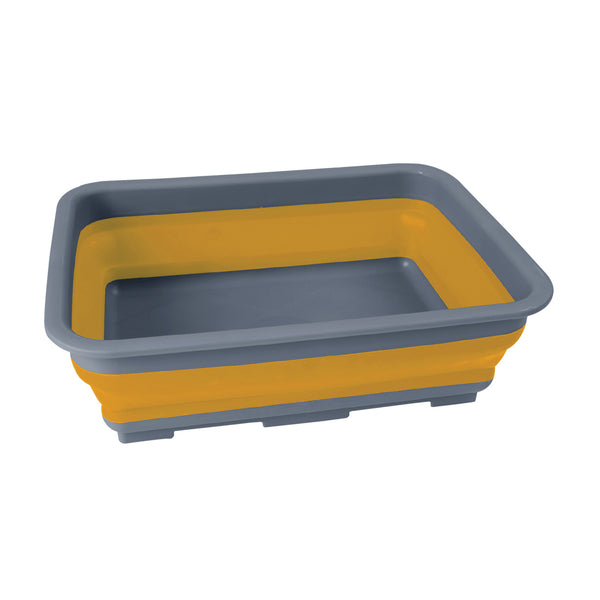 Collapsible camping wash basin