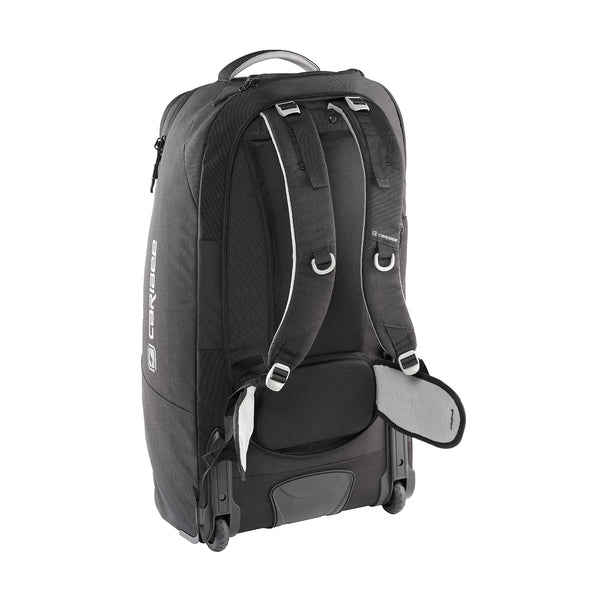 Caribee Adventure 70L Hybrid wheel backpack Black harness