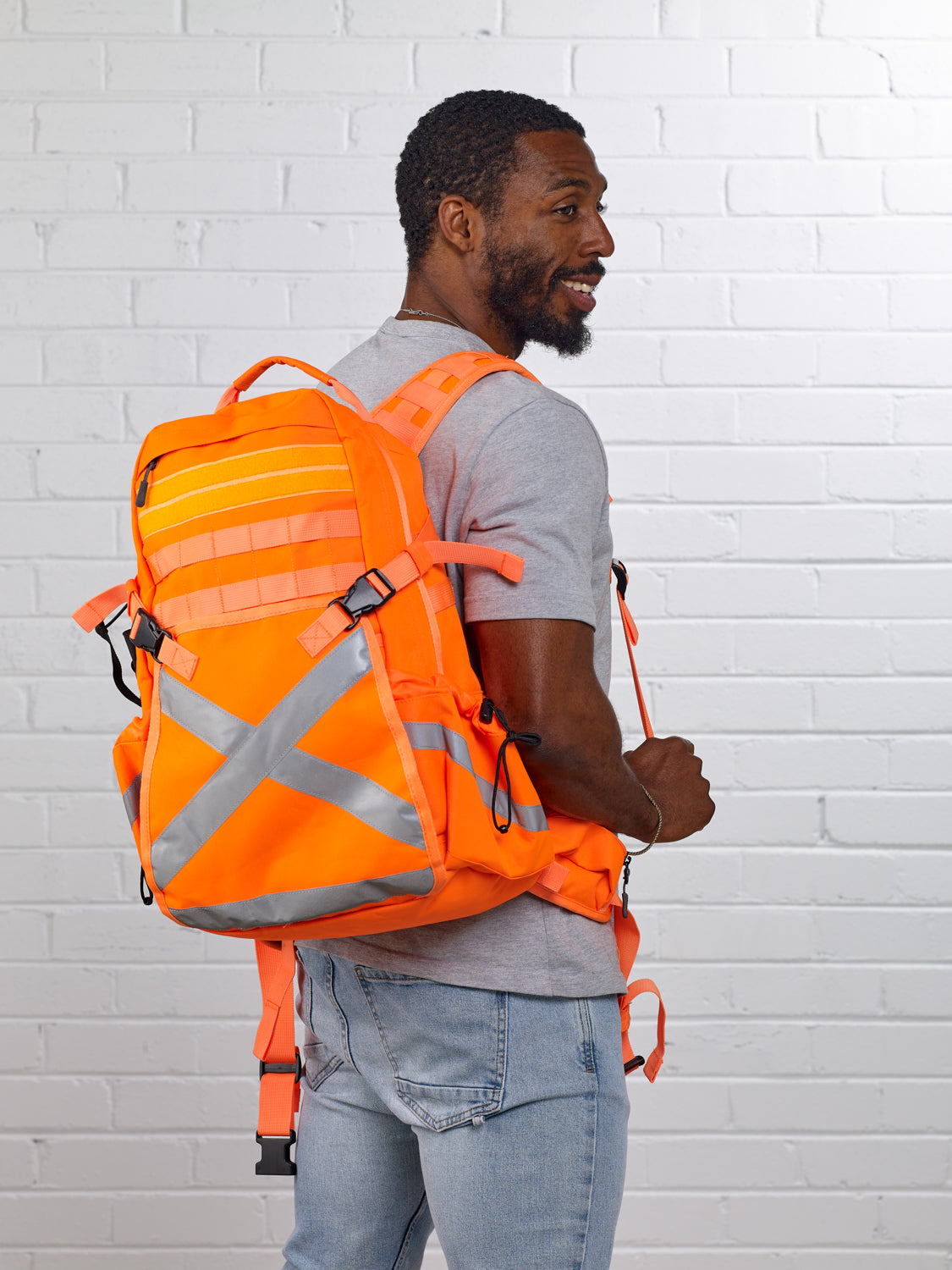 Caribee Mineral King Hi Vis Orange Safety backpack