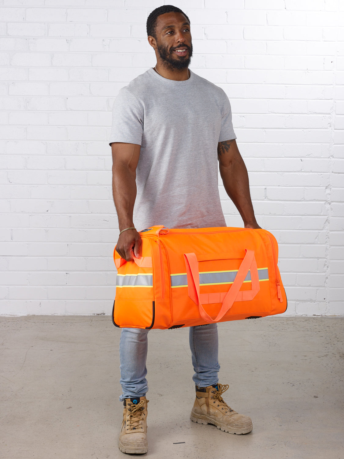 Caribee Bunker Hi Vis Safety Gear Bag Orange 2