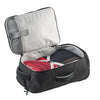 Caribee Adventure 40 Hybrid wheel aboard bag showing main compartment open