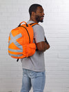 Safety backpack on model