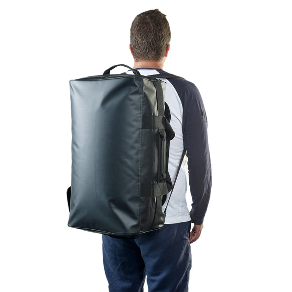 Caribee Titan 50L Gear Bag Black on model