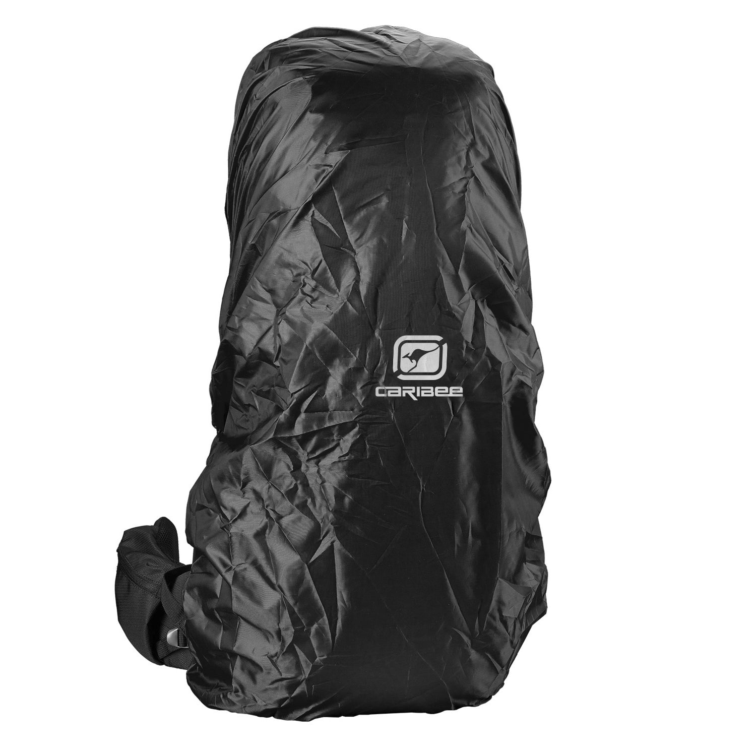 Caribee Frontier 65L Rucksack Black raincover