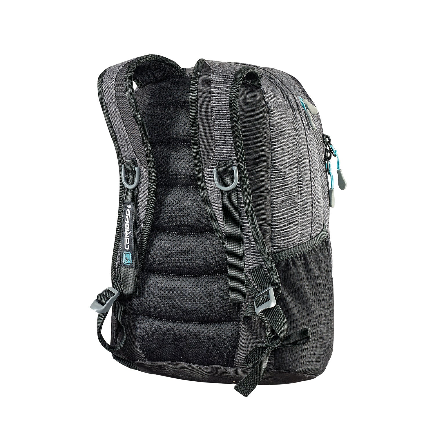 Caribee Hoodwink 16L backpack Storm Black harness