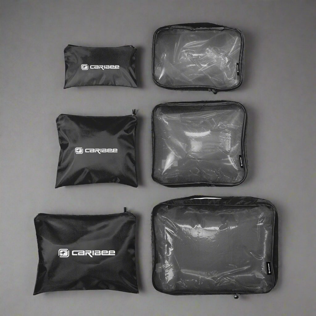 6pc Deluxe Packing Cube & Travel Pouch set