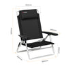 Palm Beach High Back Reclining Mesh Beach Chair