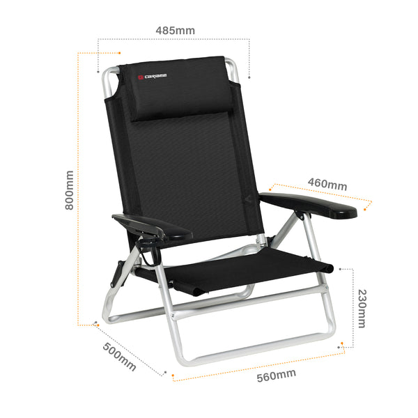 Palm Beach High Back Reclining Mesh Beach Chair