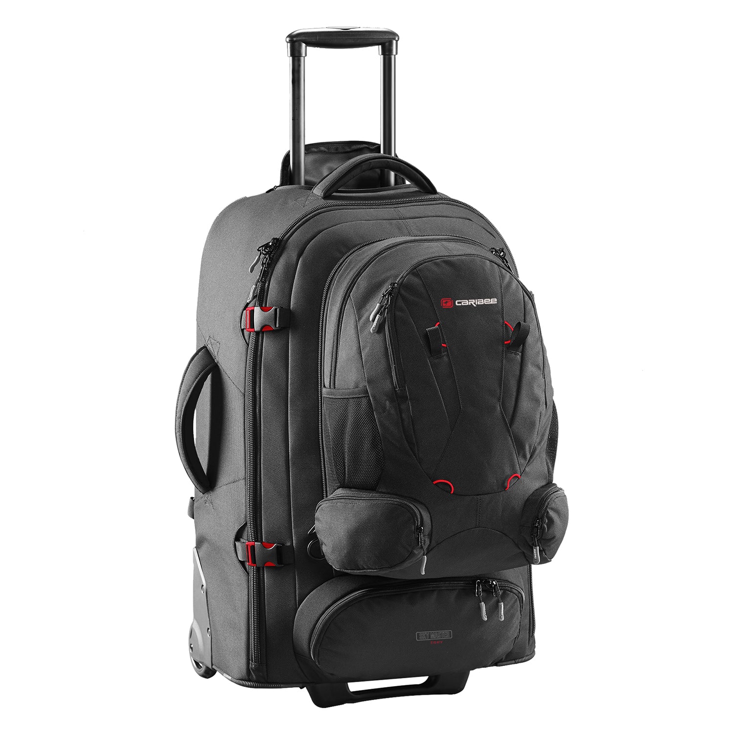 Caribee Sky Master 80L III wheel travel backpack