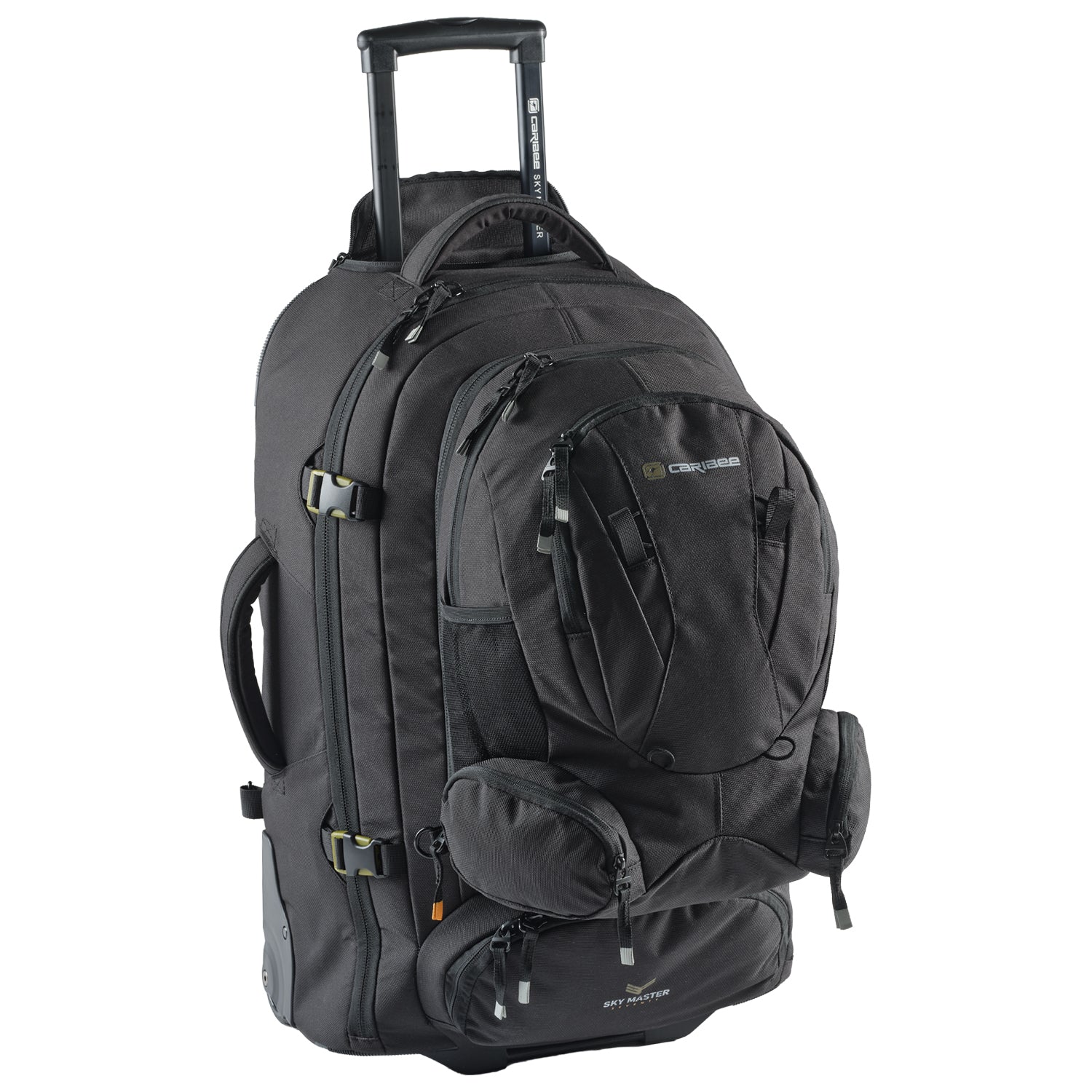 70 litre travel backpack Caribee Sky Master 70L IV wheel travel backpack