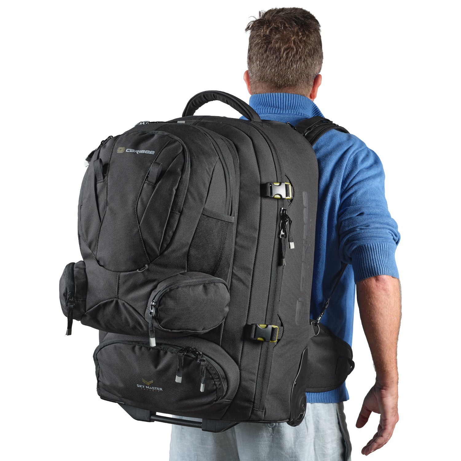 Caribee Sky Master 70 IV Black on model