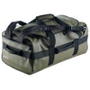 Caribee Titan 50L Gear Bag Olive concealable shoulder straps