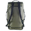 Caribee Titan 50L Gear Bag Olive upright with concealable shoulder straps