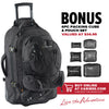 Caribee Sky Master 80L IV hybrid wheeled travel pack with bonus 6pc packing cube and travel pouch set valued at $34.95