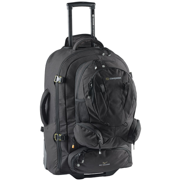 Caribee Sky Master 80 IV wheel travel backpack front