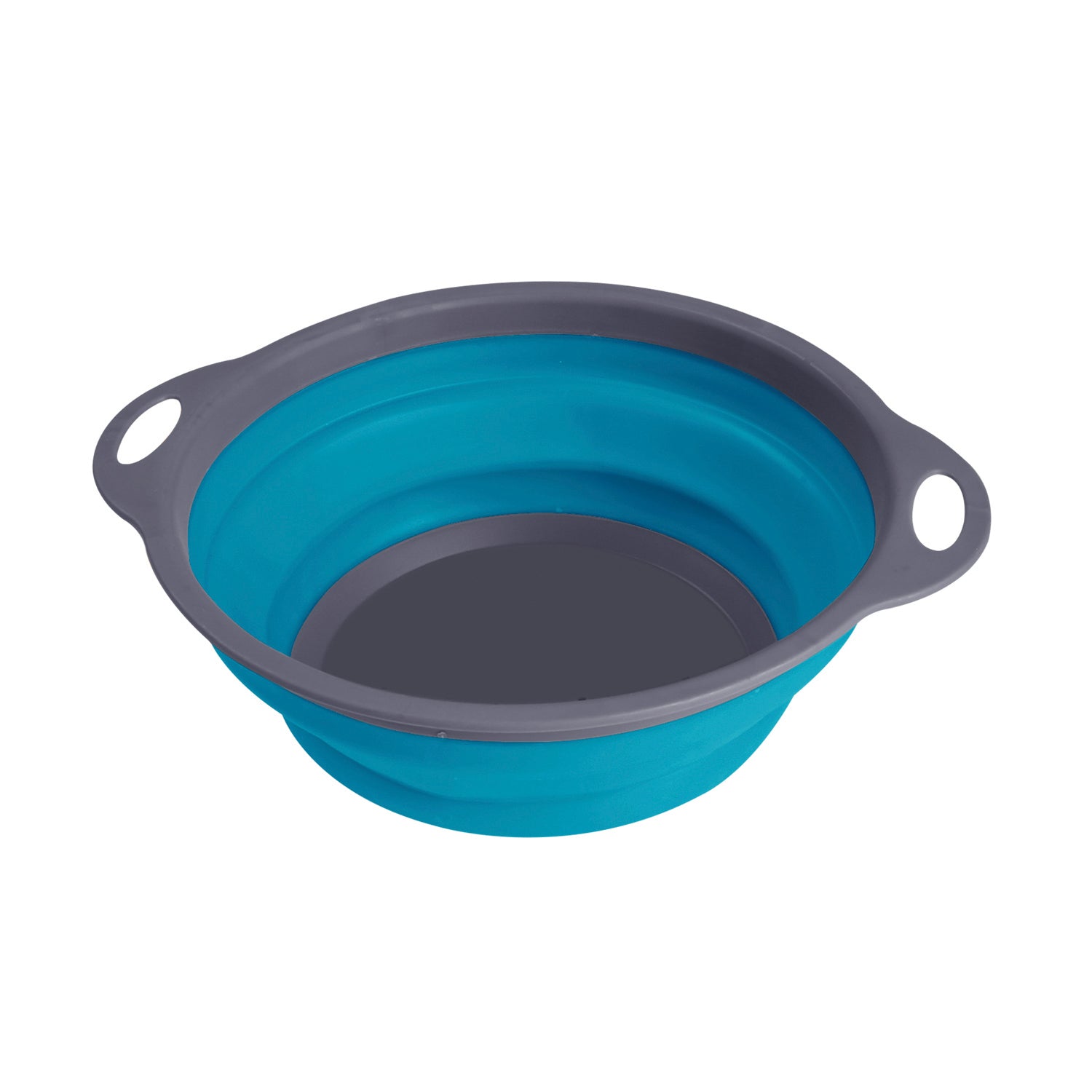 Folding collapsible camp bowl