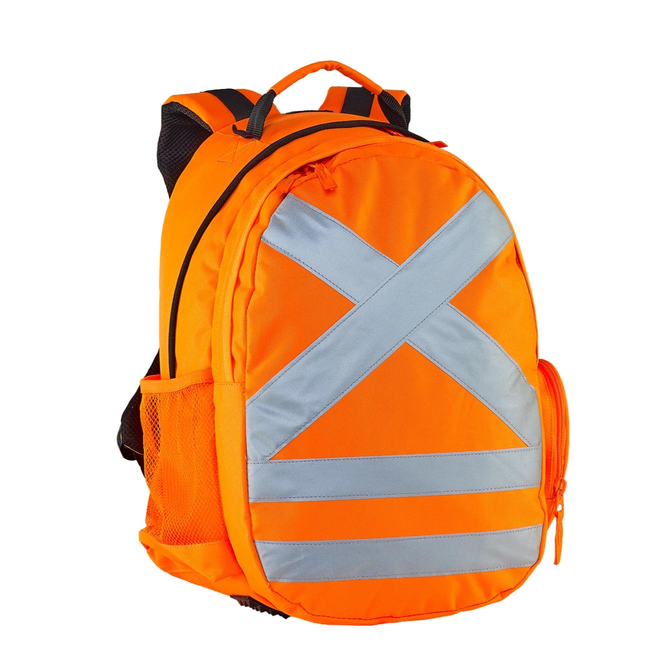 Caribee Calibre 26L high visibility backpack in orange