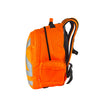 Caribee Calibre 26L high visibility backpack in orange side 1