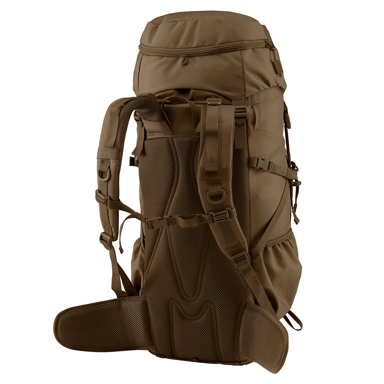 Caribee M60 Phantom Rucksack Ochre rear harness
