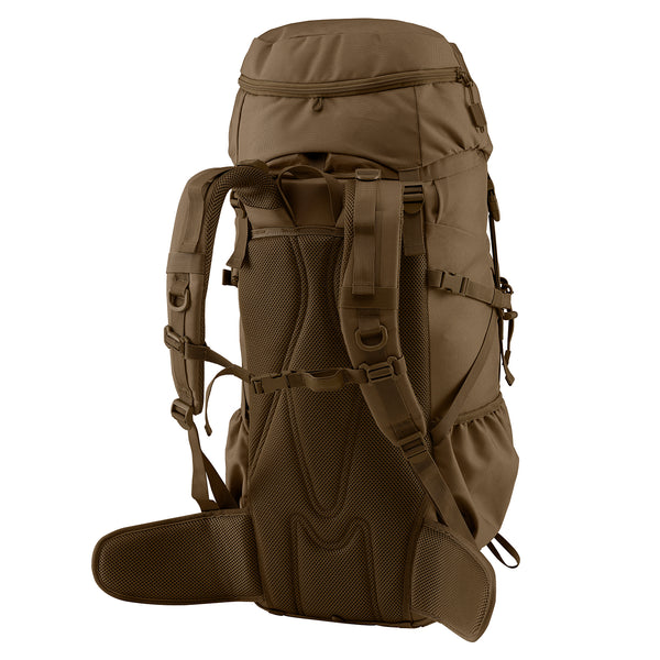 Caribee M60 Phantom Rucksack Ochre rear harness