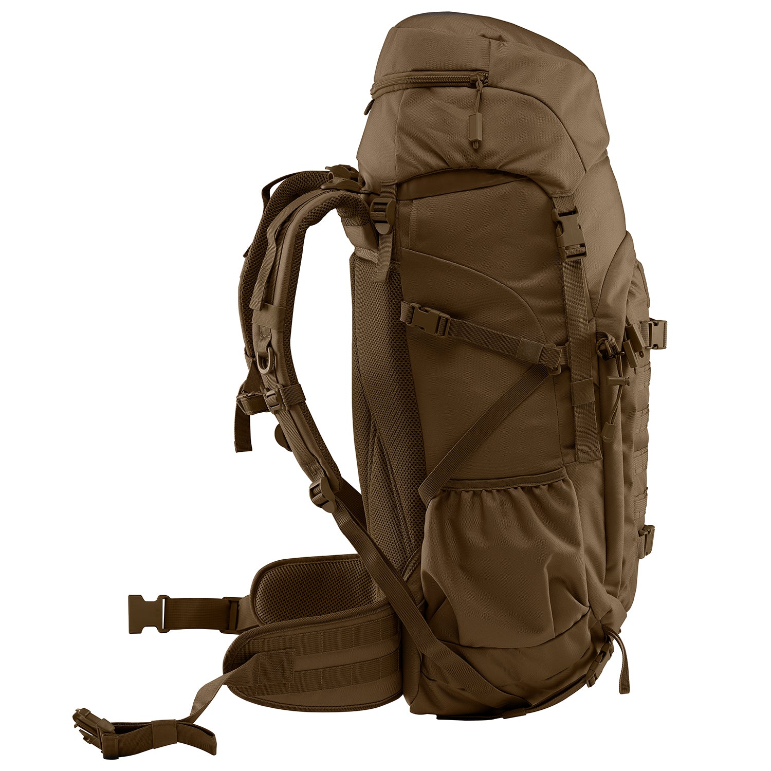 Caribee M60 Phantom Rucksack Ochre side