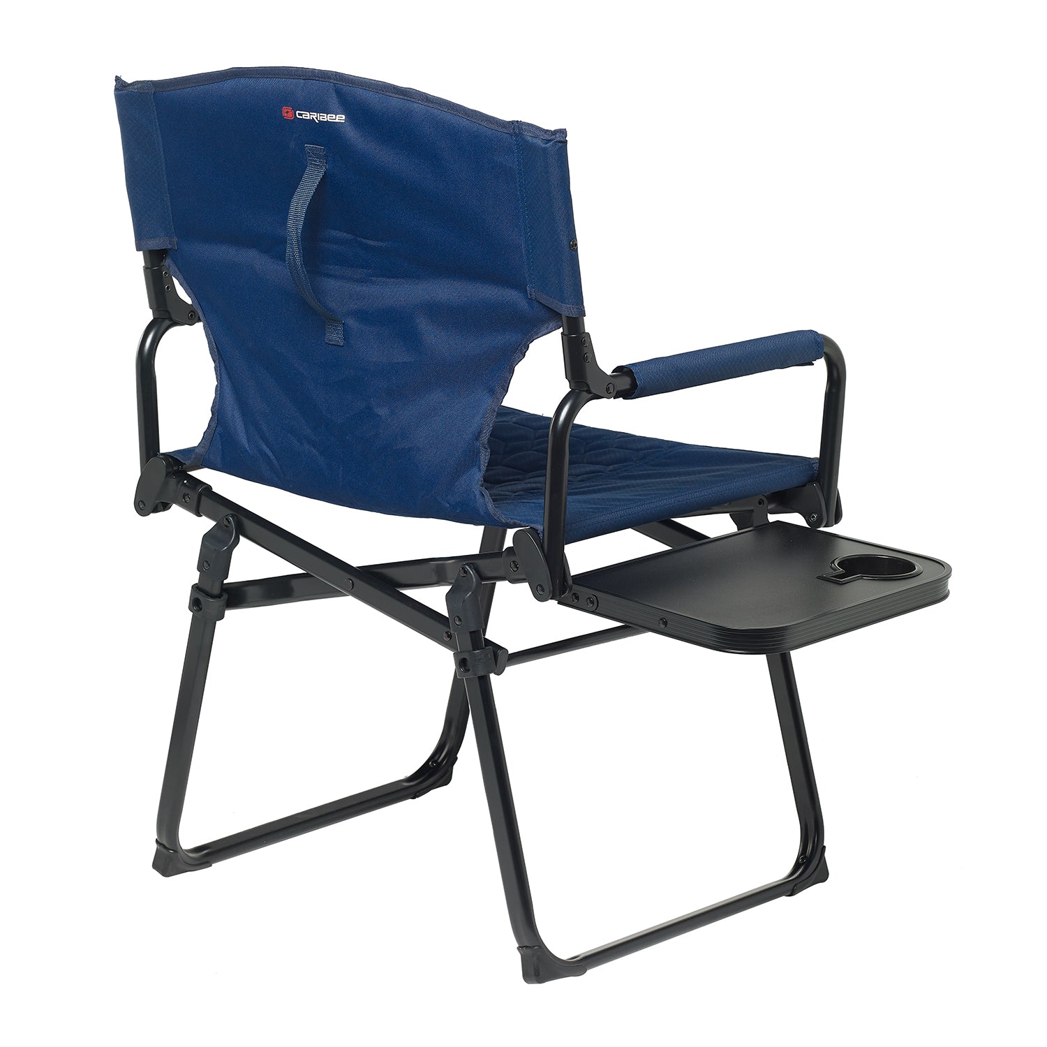 Caribee Directors Chair with table rear view