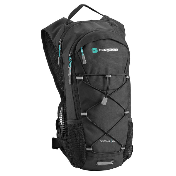 Caribee Skycrane 2L hydration backpack in Black