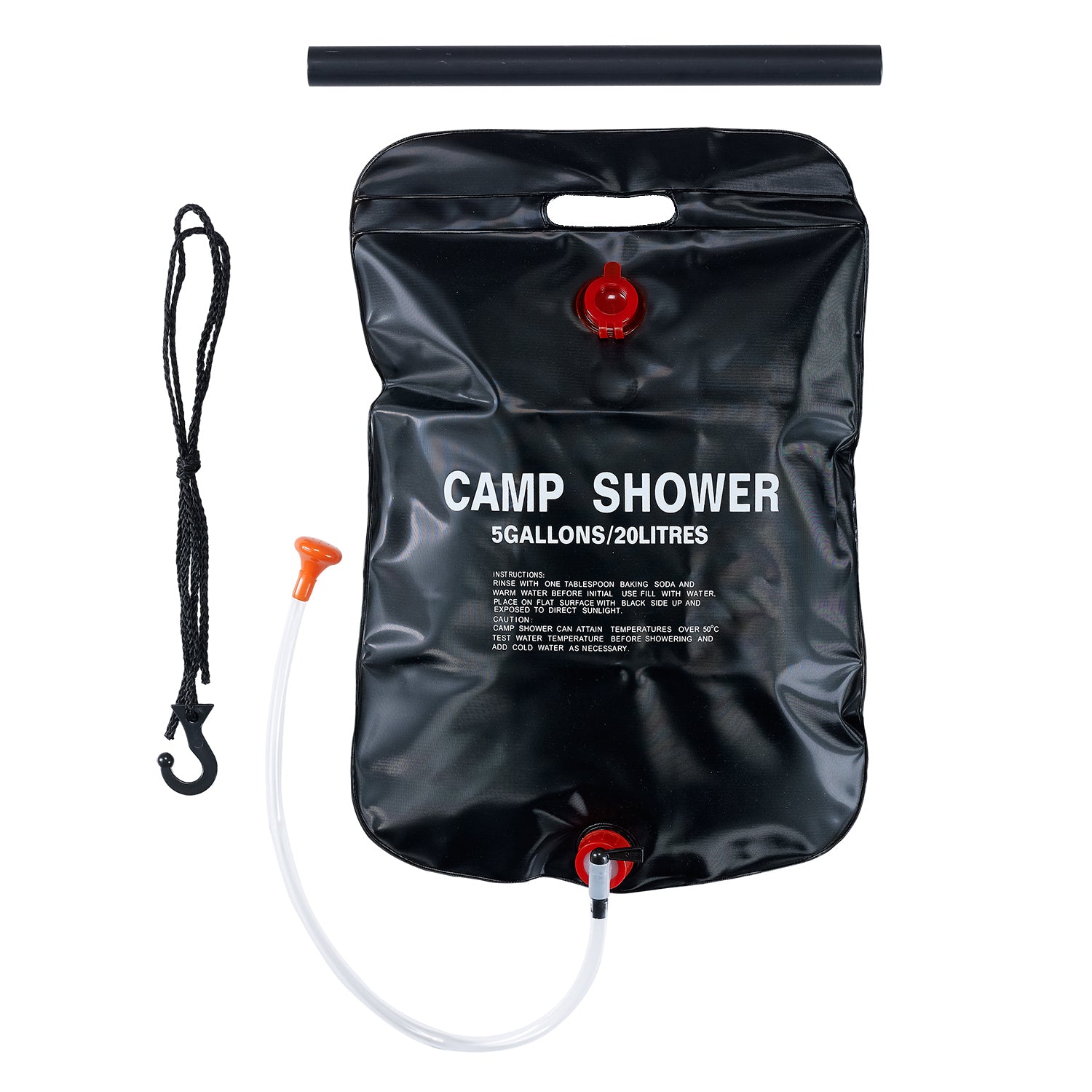 Solar camp shower